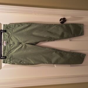 Curve Appeal Sage Green Khakis